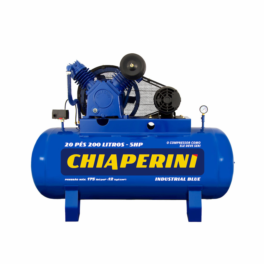 COMPRESSOR DE AR ALTA PRESSÃO 20 PCM 200L CHIAPERINI (20856)