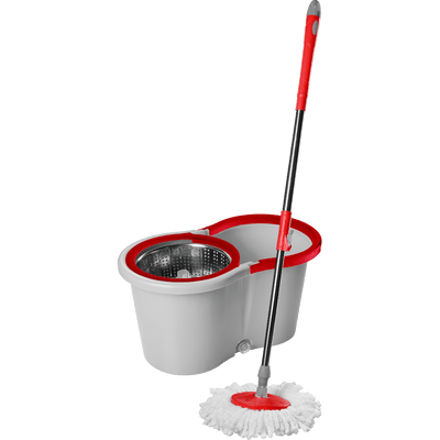 ESFREGÃO MOP GIRATÓRIO COM CESTO CENTRÍFUGA EM INOX WAP FW006947