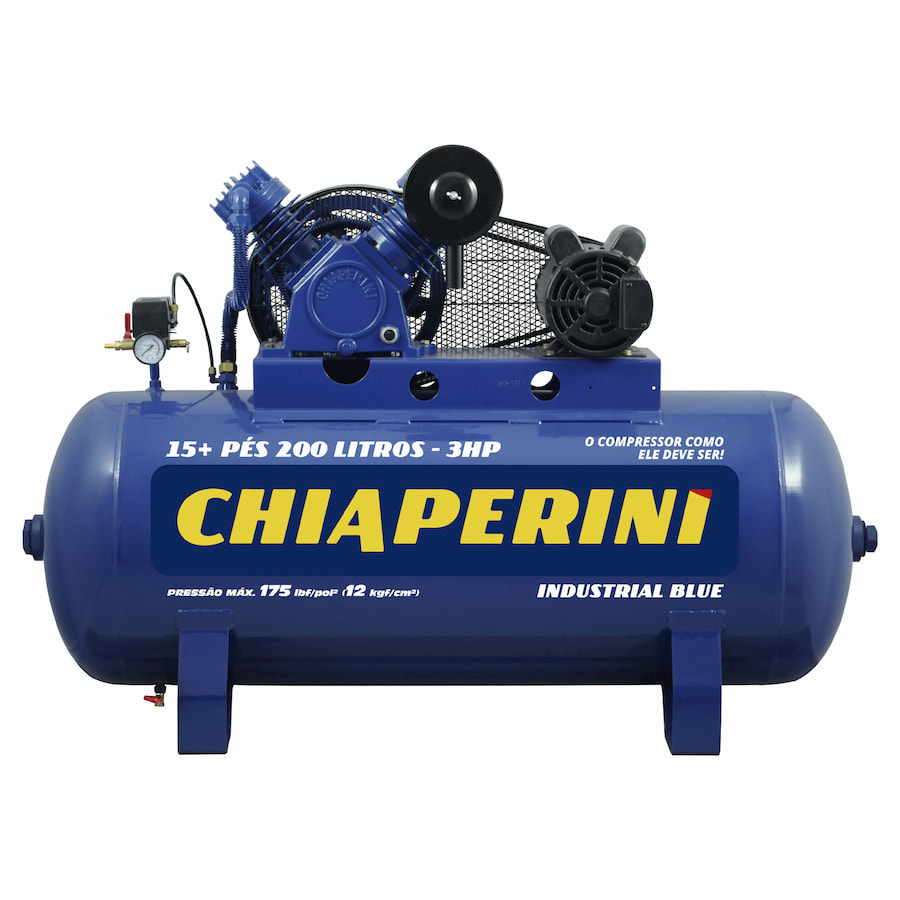 COMPRESSOR DE AR ALTA PRESSÃO 15 PCM 200L CHIAPERINI (24699)