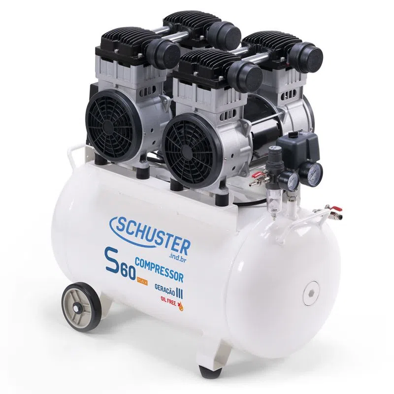 COMPRESSOR SCHUSTER S60 MAX - 4,0HP (2X 2,0HP) 220V (309000)