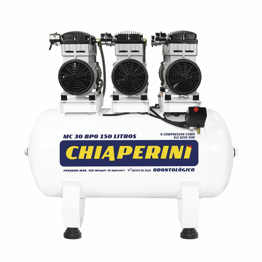 MOTOCOMPRESSOR 30 BPO RCH 150L S/ ÓLEO 220V CHIAPERINI 25841