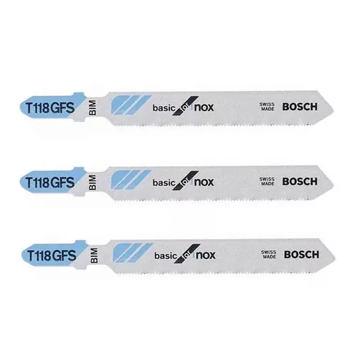 LÂMINAS PARA SERRA TICO TICO 3PCS BOSCH T118GFS (2608636664)