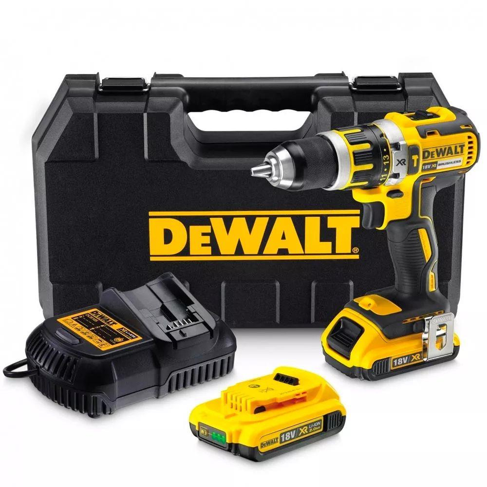 FURADEIRA E PARAFUSADEIRA DEWALT 20V DCD796 D2-BR MALETA BIV