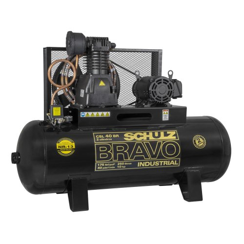 COMPRESSOR DE AR BRAVO CSL 40/250 MTA SCHULZ 922.9278-0