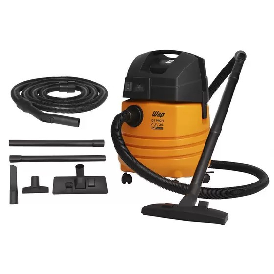 ASPIRADOR DE PÓ E LÍQUIDOS GT PROFI PROFISSIONAL 1400W 20L - WAP - 220 V