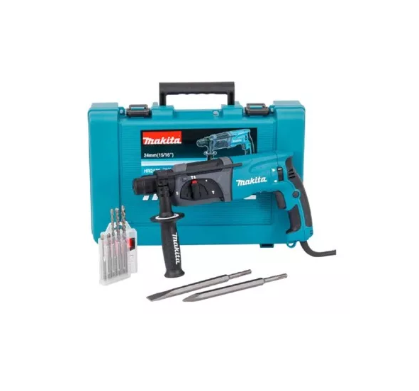 MARTELETE COMBINADO MAKITA HR2470X21 (COM ACESSÓRIOS) - 220V